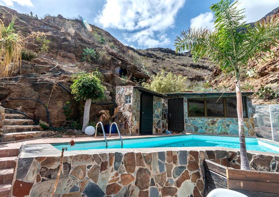 Studio Bed-room In Quiet Montain - Swimming Pool, Jacuzzi, Wifi, Tv Outdoor Chill Out - La Lezardiere San Bartolome de Tirajana (Gran Canaria)